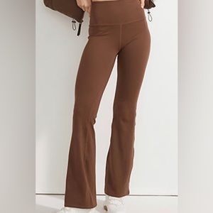 Madewell | Pants u0026 Jumpsuits | Madewell Mwl Flex Flare Leggings Pants Brown  Size Large | Poshmark